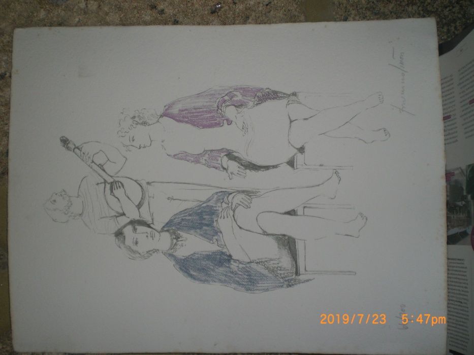 Serigrafia 66/200 --FADO--Francisco Simões