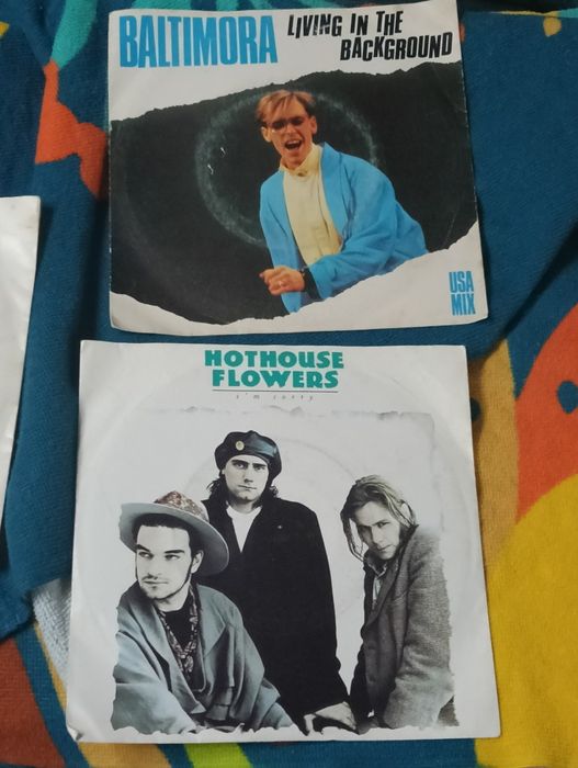 Lote de cinco vinis single