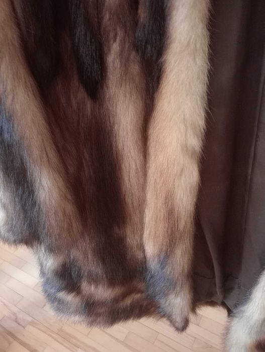 Futro naturalne piękne unisex