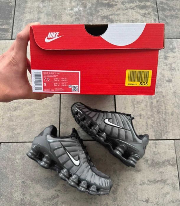 Nike Shox nowe buty meskie air max sportowe szare