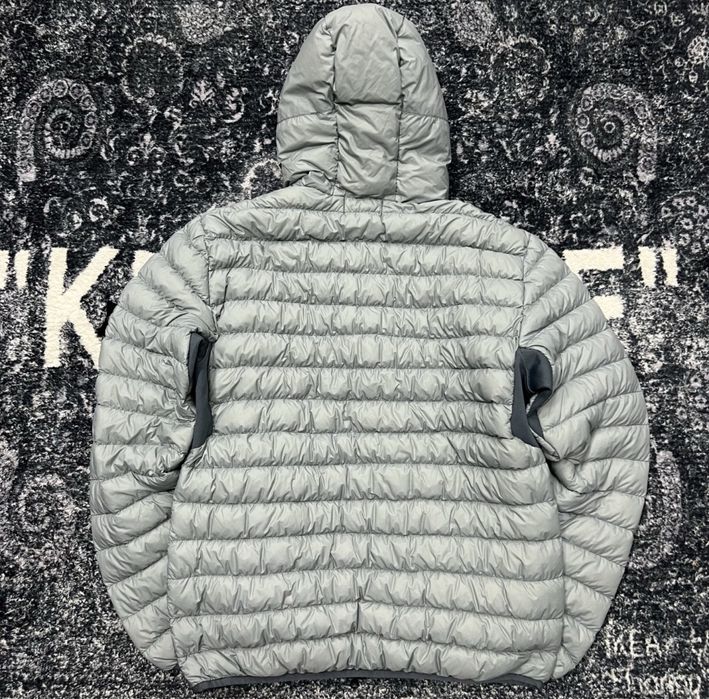 Легкий пуховик Stone Island сірий