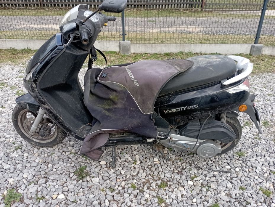 Peugeot Vivacity III silnik, plastiki, lagi, licznik, kufer, lampy