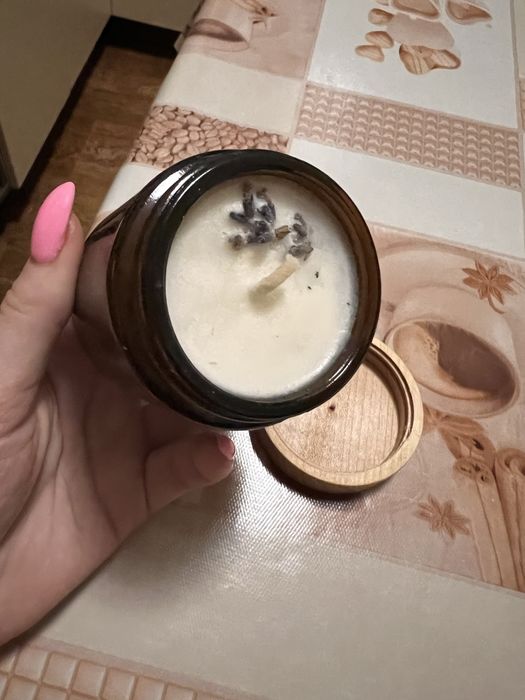 Свеча ручной работы для массажа
