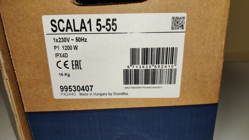 Pompa hydroforowa Grundfos Scala1 5-55 - NOWA