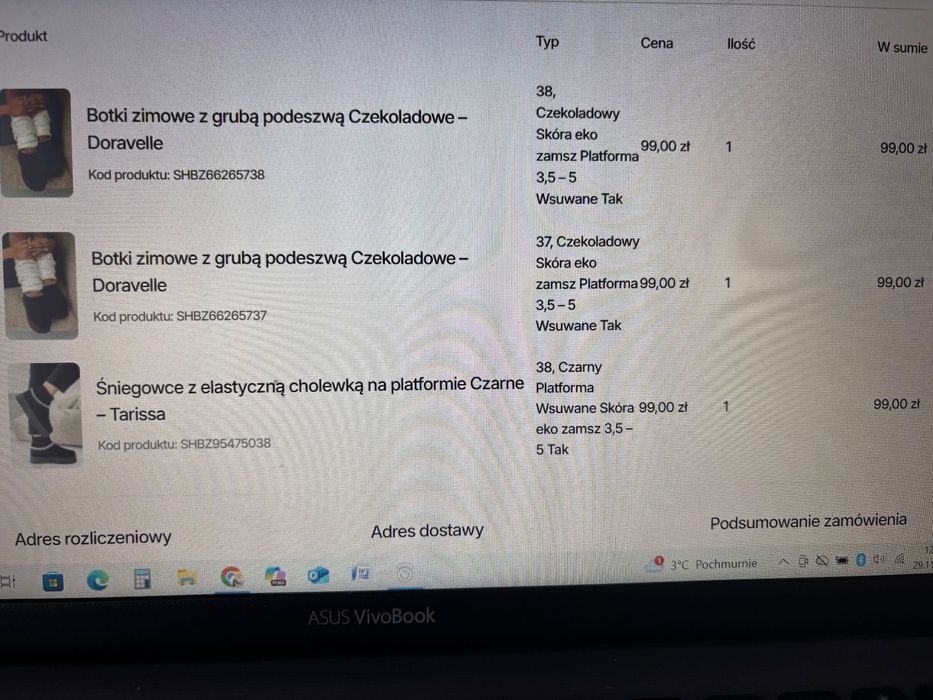 Śniegowce / Botki emu z elastyczną cholewką rozmiar 38 haft