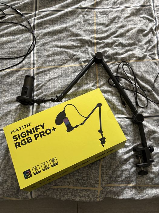 Мікрофон до комп'ютера Hator Signify RGB PRO+ (HTA-516)