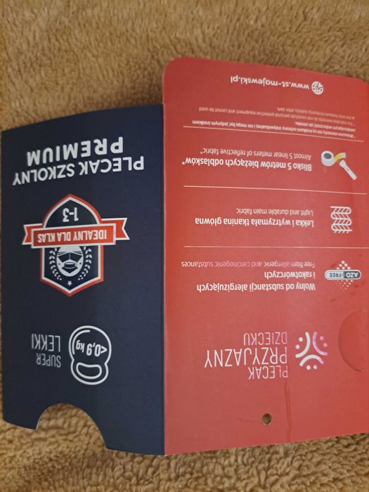 Nowa cena Plecak szkolny dinozaury klasa 1-3