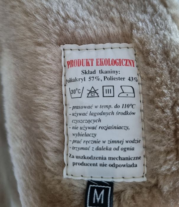 Kożuch damski z futerkiem  M
