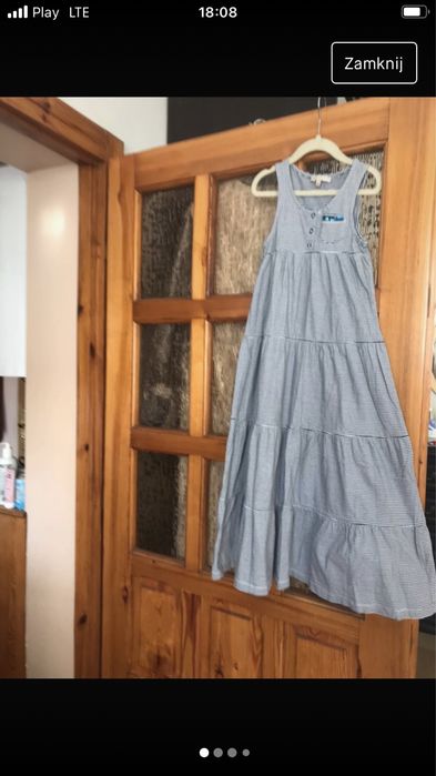 Sukienka dla dziewczynki maxi  8 lat 122-128 cm  Spencer