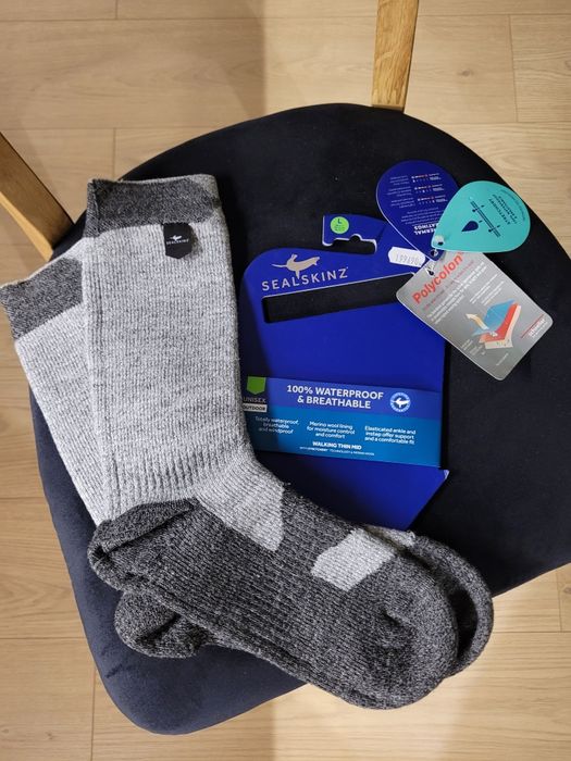 Skarpety SEALSKINZ Walking Thin Mid, rozm. 43-46