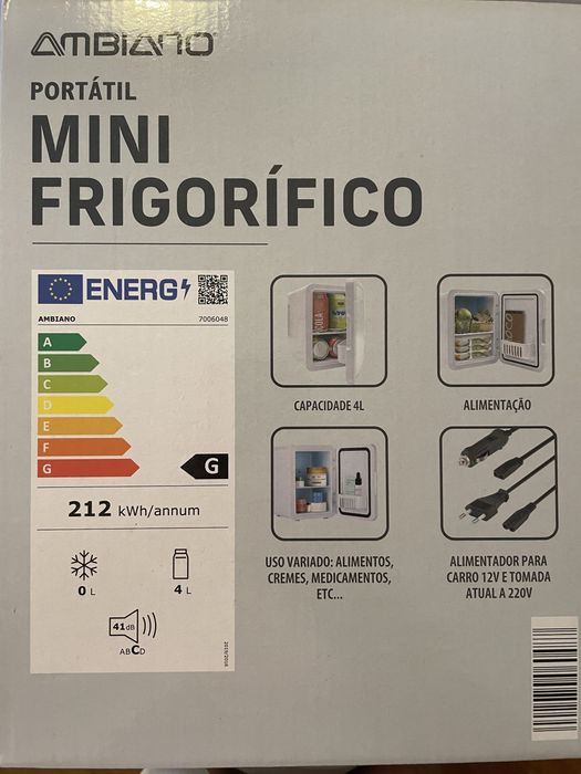Mini frigorífico para casa, carro ou escritório