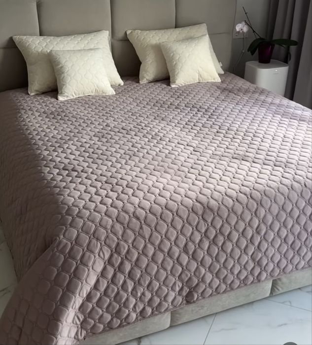 Хіт! Стьогане велюрове м’яке покривало стьобане велюровое покрывало