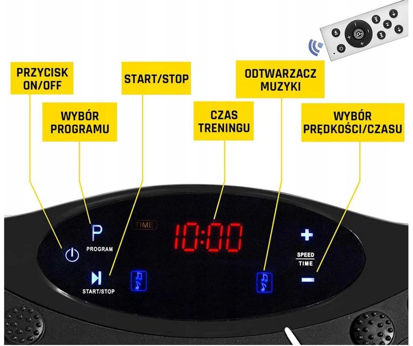 Platforma wibracyjna wyszczuplająca masażer do ćwiczeń całego ciała