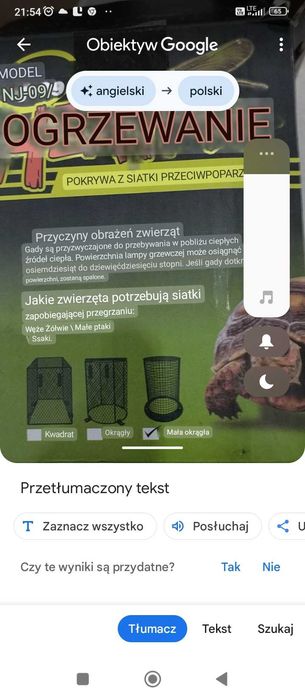 Żółw Osłona do ogrzewania