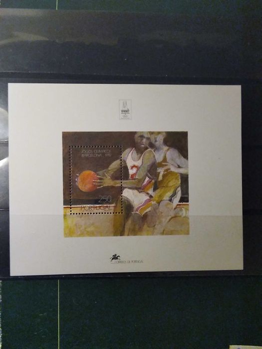 1992 Bloco Jogos Olímpicos de Barcelona MNH **