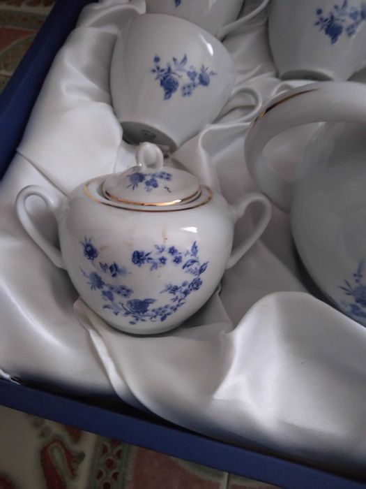 Conjunto chá porcelana