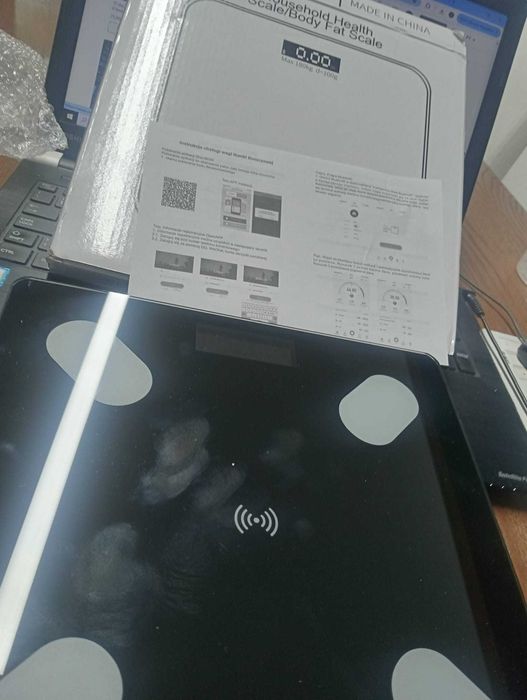 Balança Inteligente Digital – Bluetooth c/ App (Gordura Corporal/IMC)