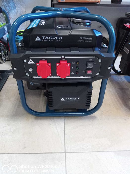 Генератор інверторний однофазний  TAGRED TA2500INW в наявності 2кВт