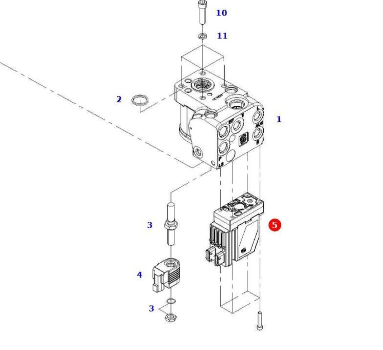 Moduł elektryczny orbitrola Vario Guide F737400130030