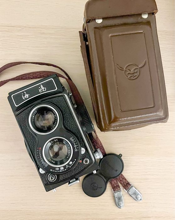 Seagull 4A aparat analogowy na średni format lustrzanka dwuobiektywowa klisza TLR