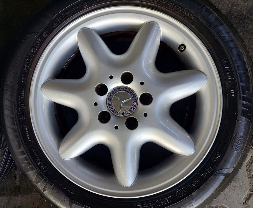 Jantes Mercedes R16 Com Pneus 205/55 Furação 5X112