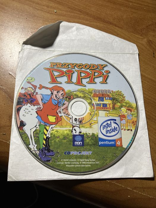 Gra na PC: Przygody Pippi,płyta,stan dobry