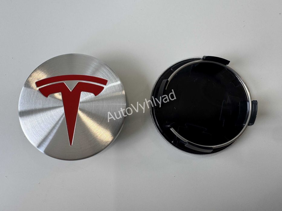 Ковпачки на диски заглушки TESLA тесла 58мм