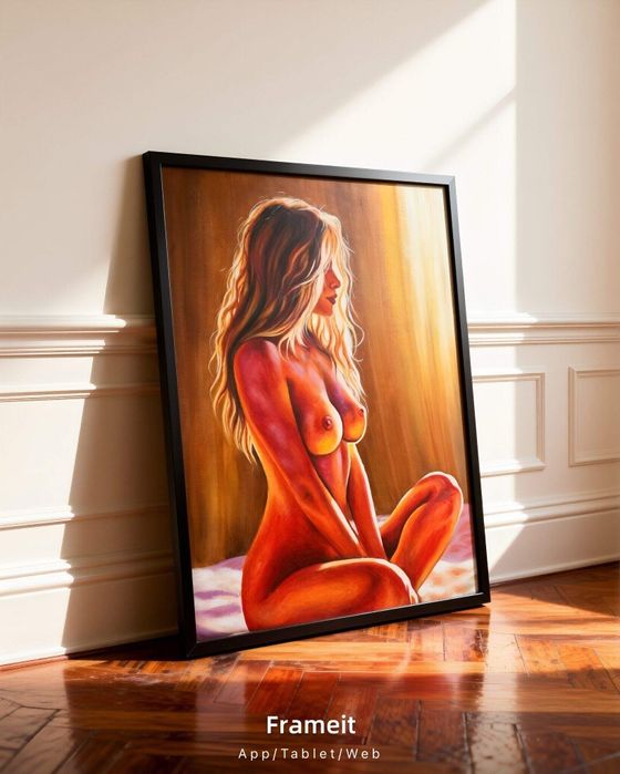 obraz jest namalowany farbami olejnymi 60*80 cm