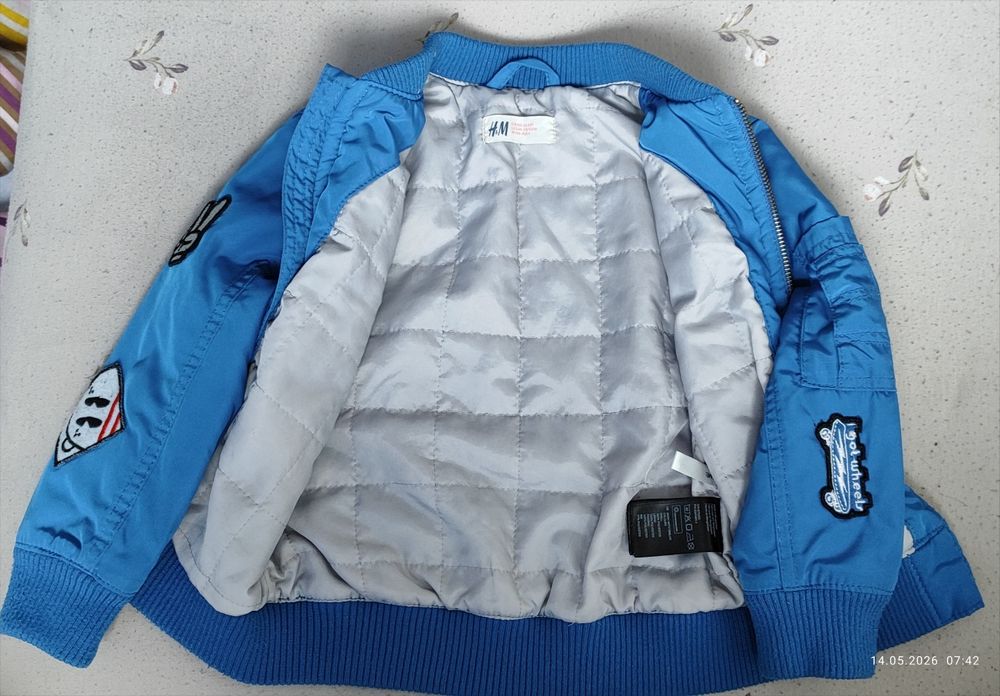 Kurtka bomberka dla chłopca rozm. 104 H&M