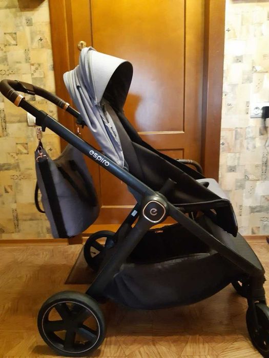 ОРИГІНАЛ Коляска 2 в 1 Espiro Only 17 Graphite street (silver frame)