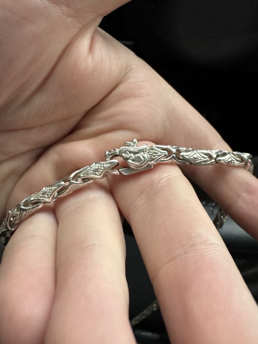 Серебряная цепочка, ручная работа, 925 проба, 70 грамм