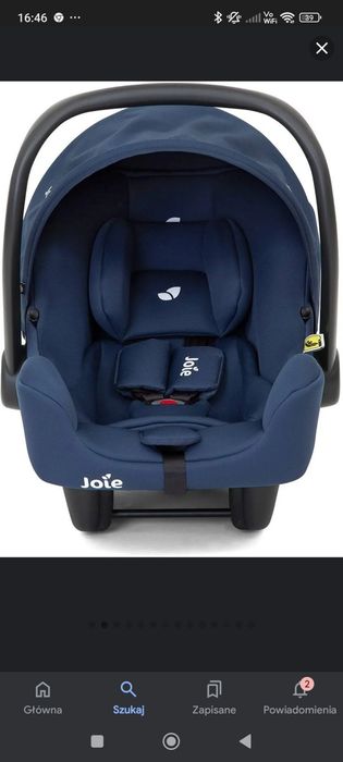 Fotelik samochodowy nosidełko
