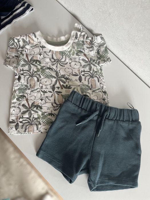 Набір одягу для хлопчика 3-6міс, шорти для хлопчика 62-68см, zara,next