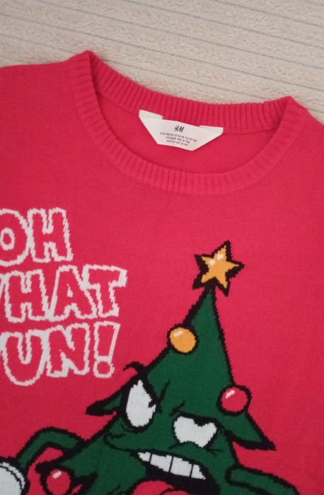 Свитер новогодний H&M,12-14 лет,158-164 см.