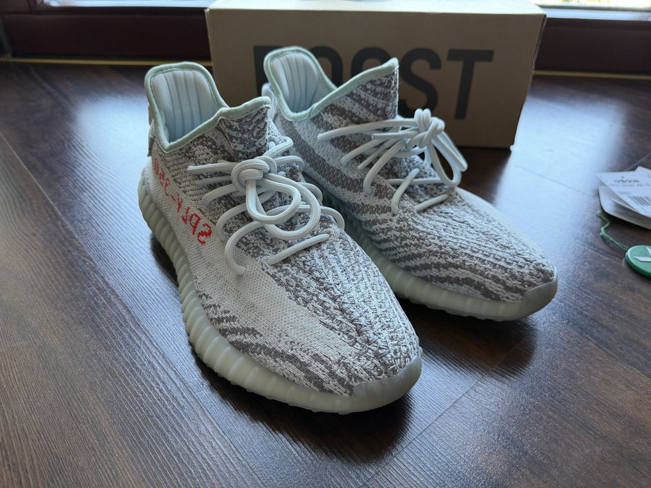 Yeezy 350 V2 Blue Tint rozmiar 42   Oryginalne! Oryginał  Yeezy z certyfikatem StockX