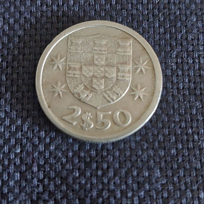 Moeda Portuguesa 2,50 Escudos 1967
