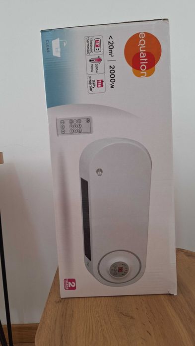 Aquecedor Elétrico Equation 2000W com Comando – Seminovo - Excelente Estado