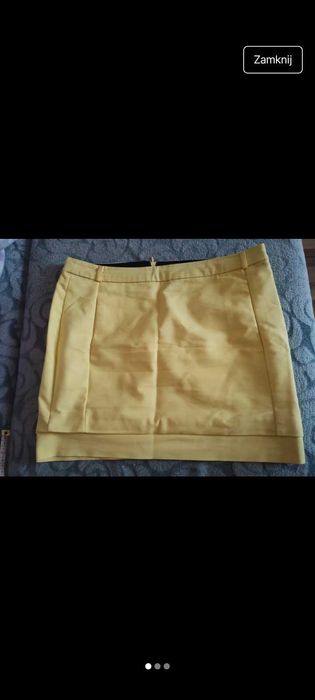 Spódniczka mini  zolta