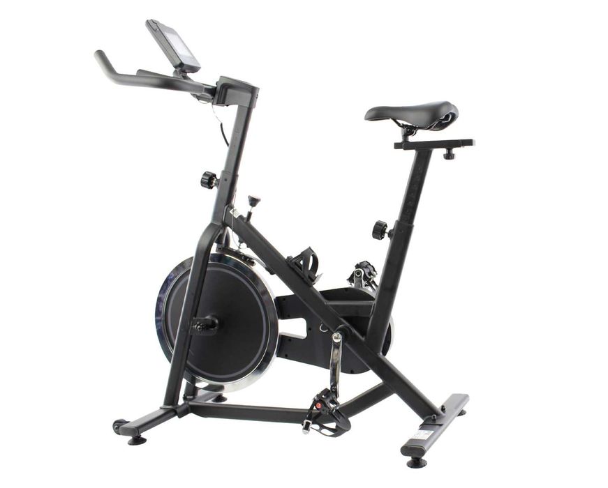 Rowerek stacjonarny treningowy spiningowy LCD smartfon MOCNY 120kg