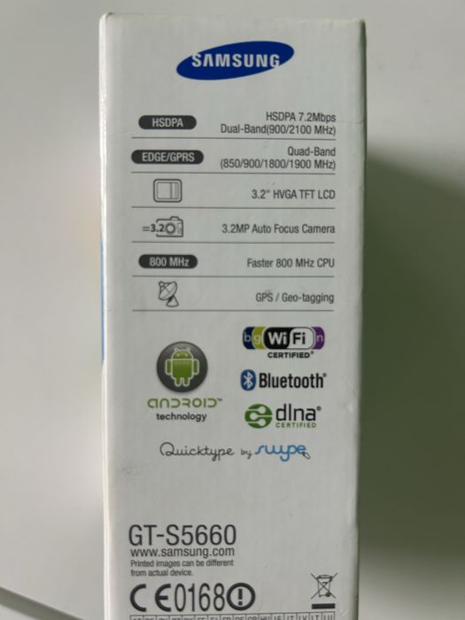 Smartphone Samsung Galaxy Gio