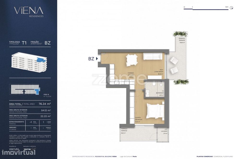 Apartamento T1 - VIENA Residences