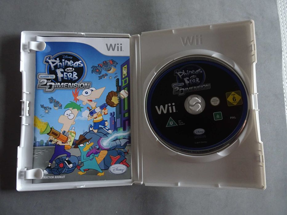 Jogo WII - Phineas and Ferb Across 2nd Dimension