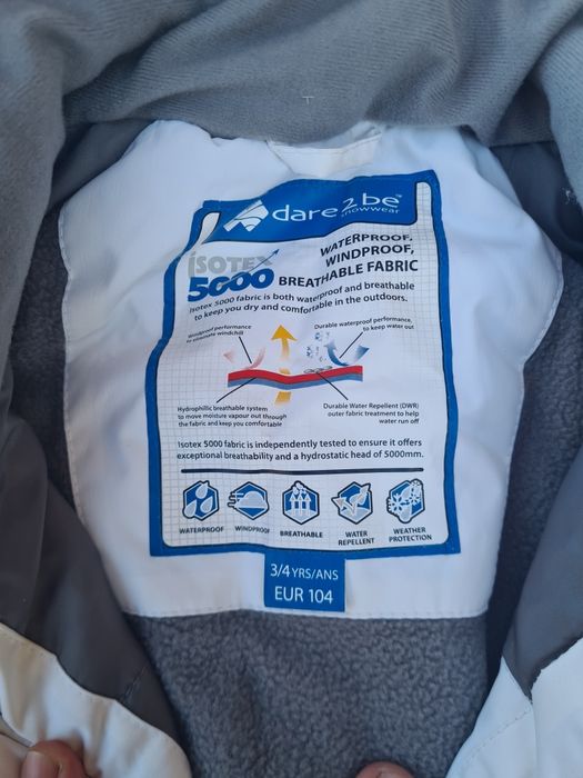 Fato de neve dare2be + macaco sobre calça  criança