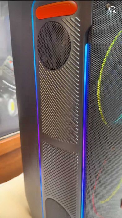 Портативная колонка, ZXX 5530 80Вт с микрофоном и RGB подсветкой.