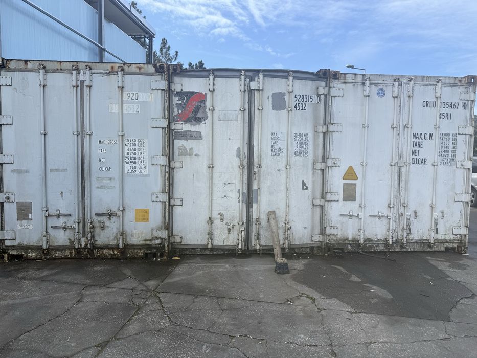 Vendo 3 contentores maritimos de 40 pes