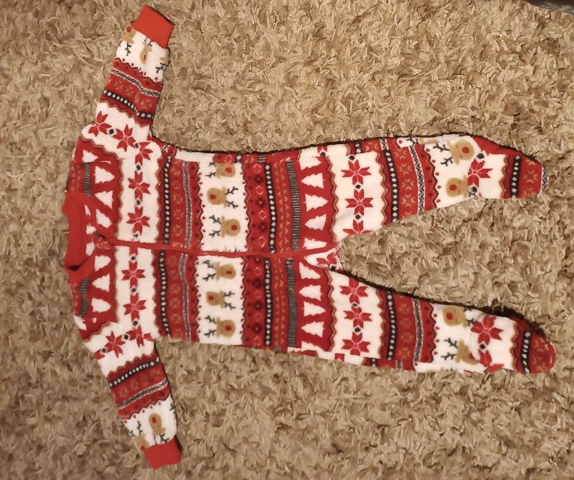 Kombinezon pajac piżamka 3/6 miesięcy 62/68 cm