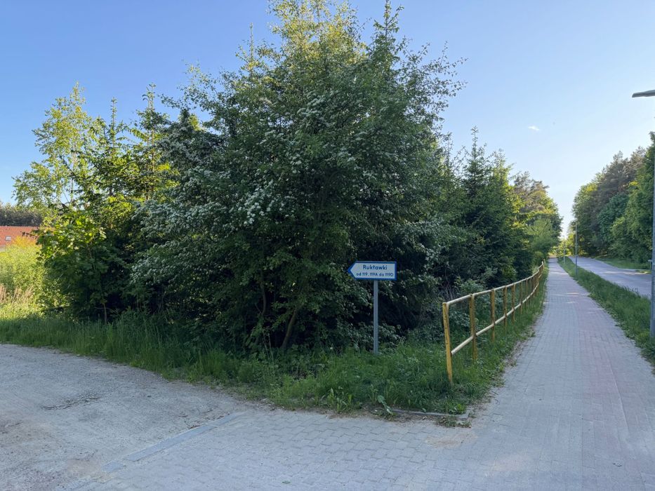 Działka z warunkami zabudowy – RUKŁAWKI, GMINA BISKUPIEC