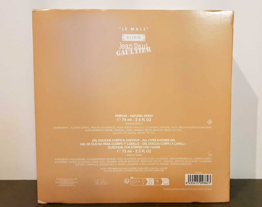 Perfumy męskie Jean Paul Gaultier Le Male Elixir zestaw
