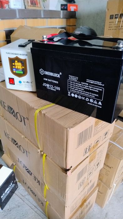 Комплект  ДБЖ безперебійного живлення інвектор чистий синусойд + акаму