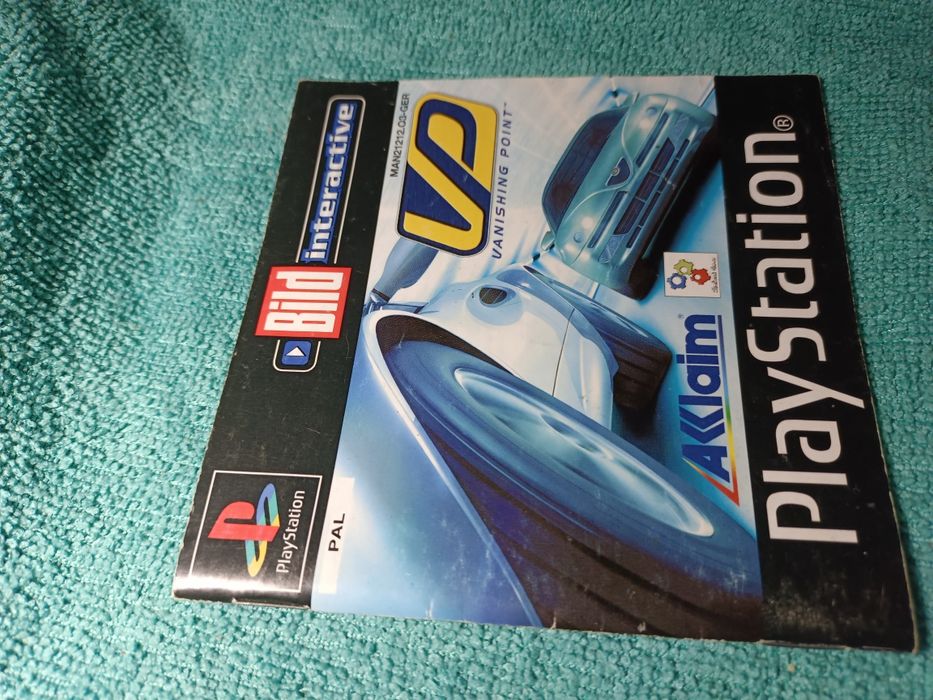 Ps1 Vanishing Point psx psone Książeczka Manual